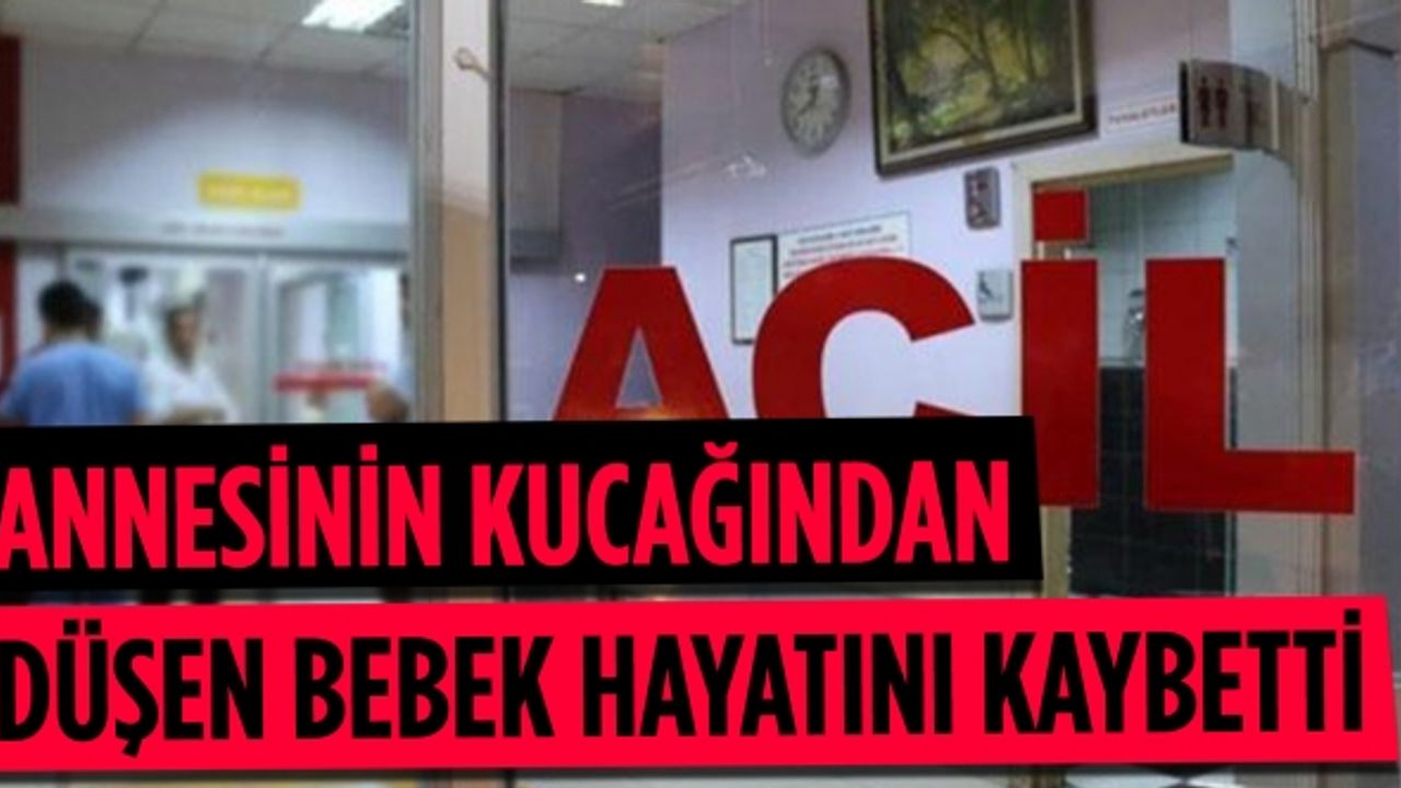 Yürüyen merdivende annesinin kucağından düşen bebek hayatını kaybetti