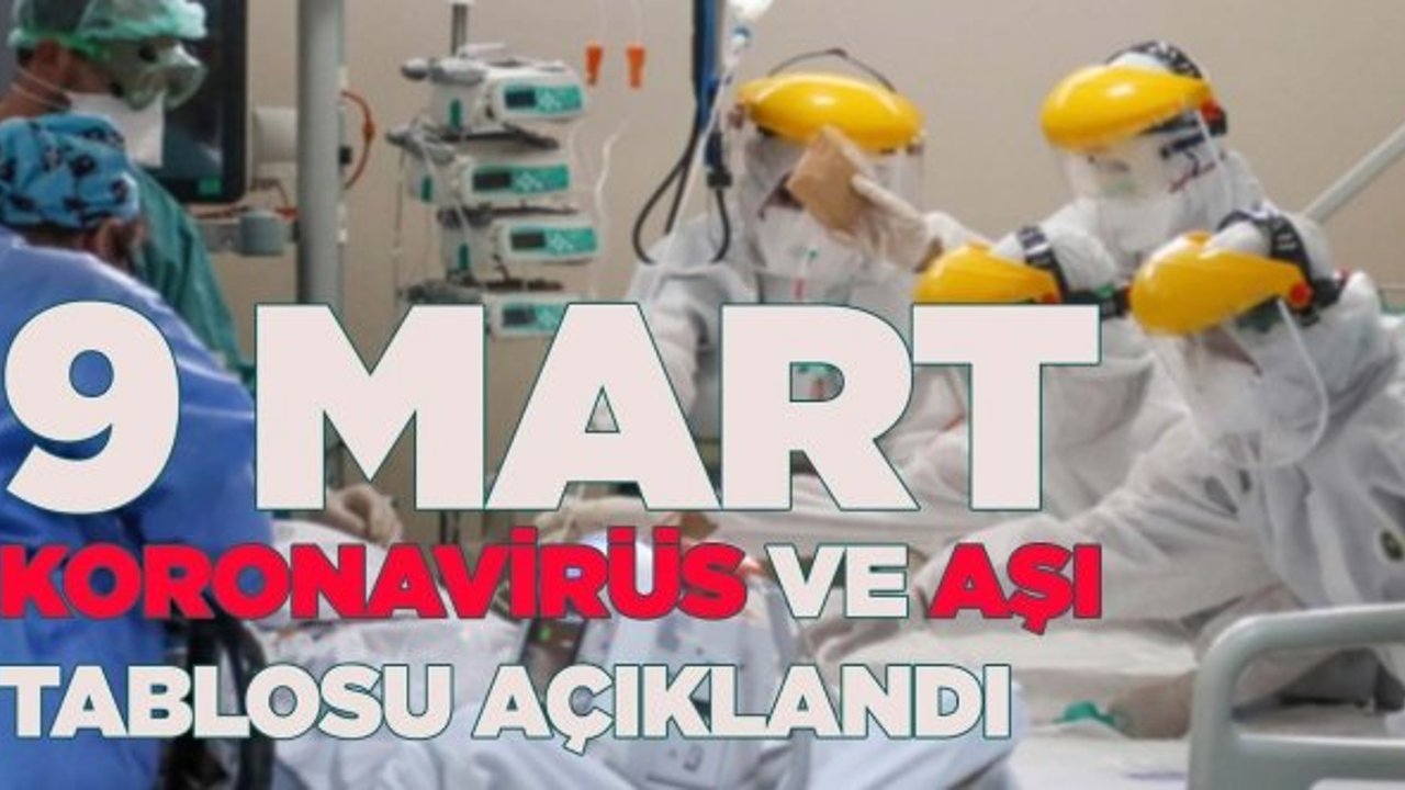 9 Mart koronavirüs tablosu açıklandı