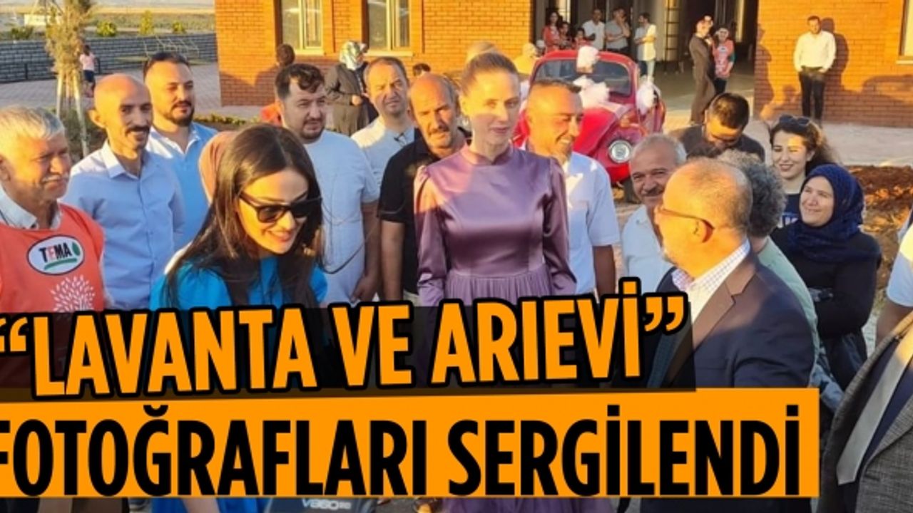 ‘Afşin Lavanta Bahçesi ve Arı Evi Fotoğraf Sergisi’ düzenlenen törenle açıldı