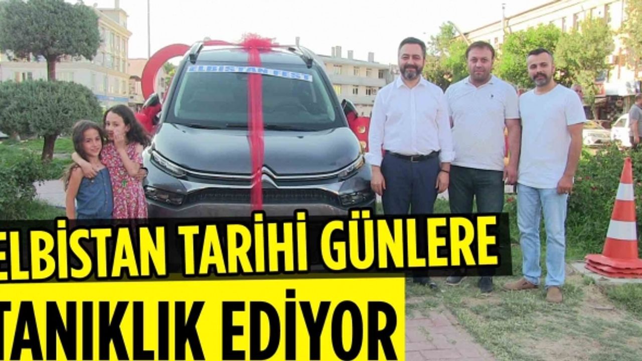 Başkan Gürbüz, Elbistan tarihi günlere tanıklık ediyor
