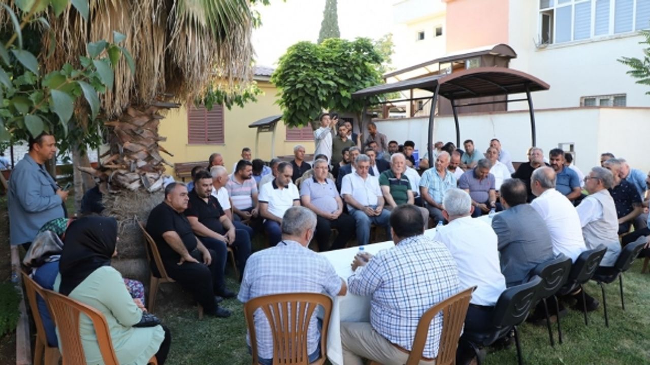 Dulkadiroğlu Belediye Başkanı Necati Okay, vatandaşlarla bir araya geldi!