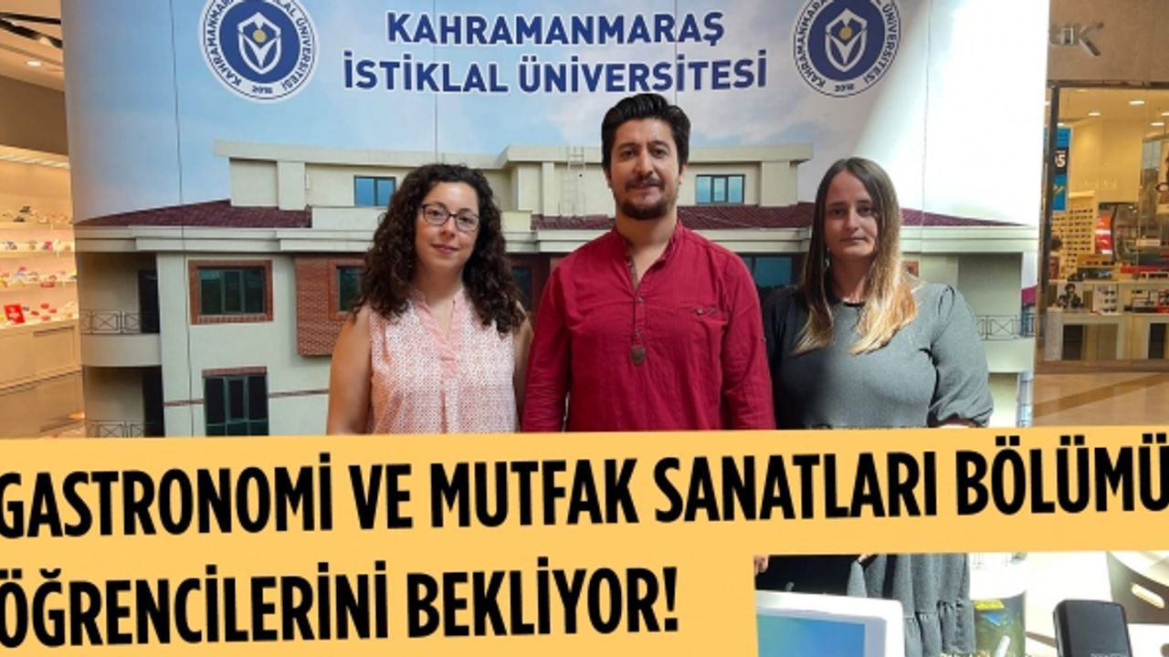 Gastronomi ve Mutfak Sanatları Bölümü öğrencilerini bekliyor!