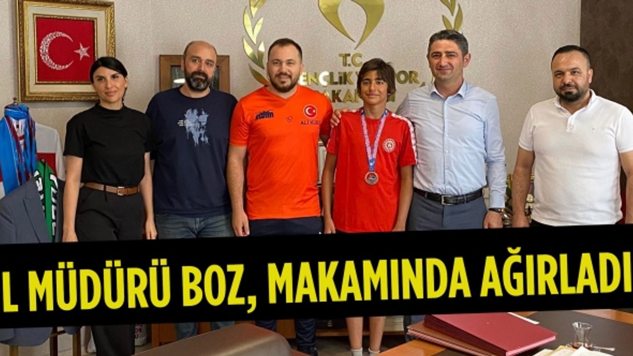 İl Müdürü Cemil Boz, makamında ağırladı!