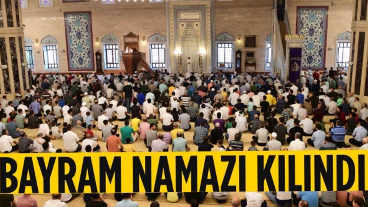 Kahramanmaraş'ta Kurban Bayramı namazı kılındı