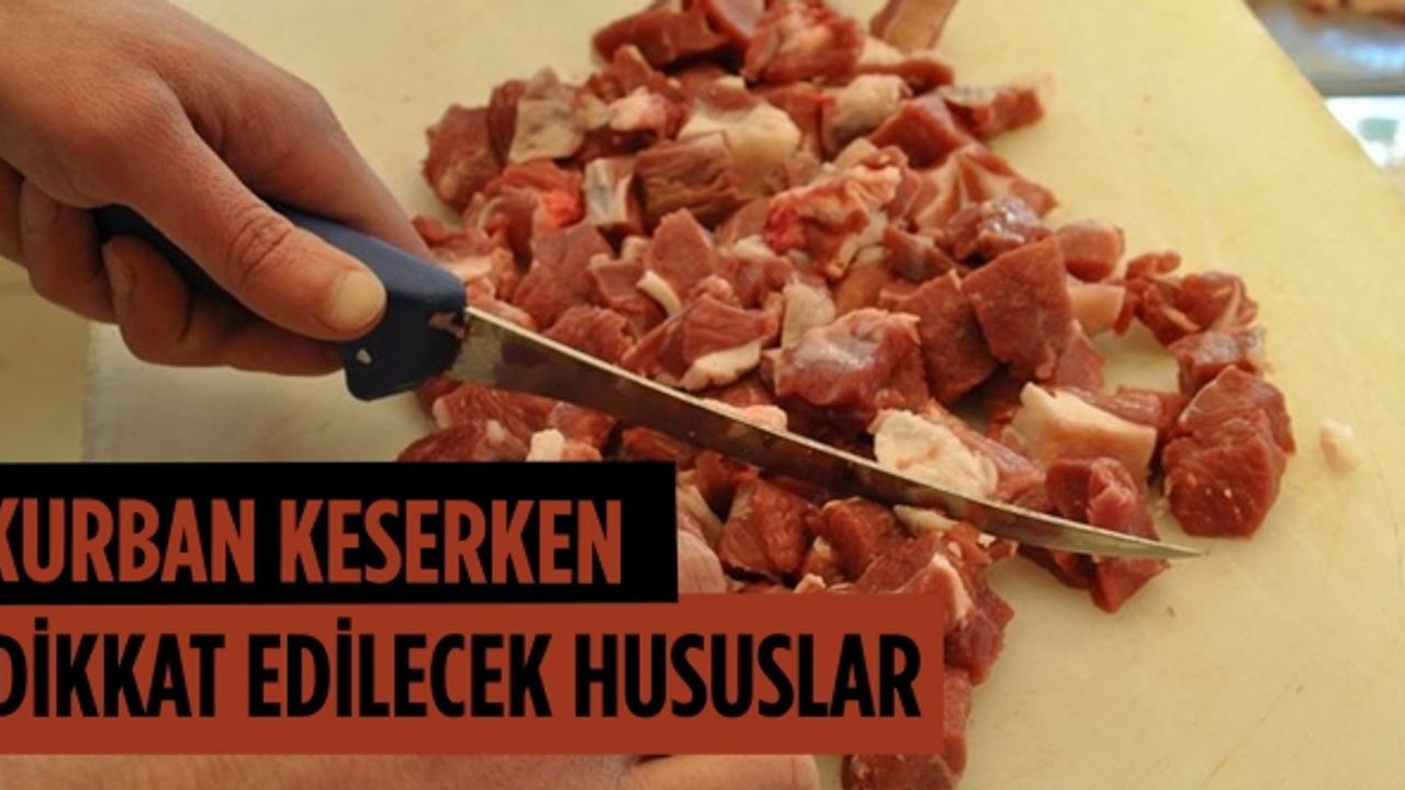 Kurban Bayramı'nda zehirlenmelerin yüzde 90'ı kesim hatalarından kaynaklanıyor