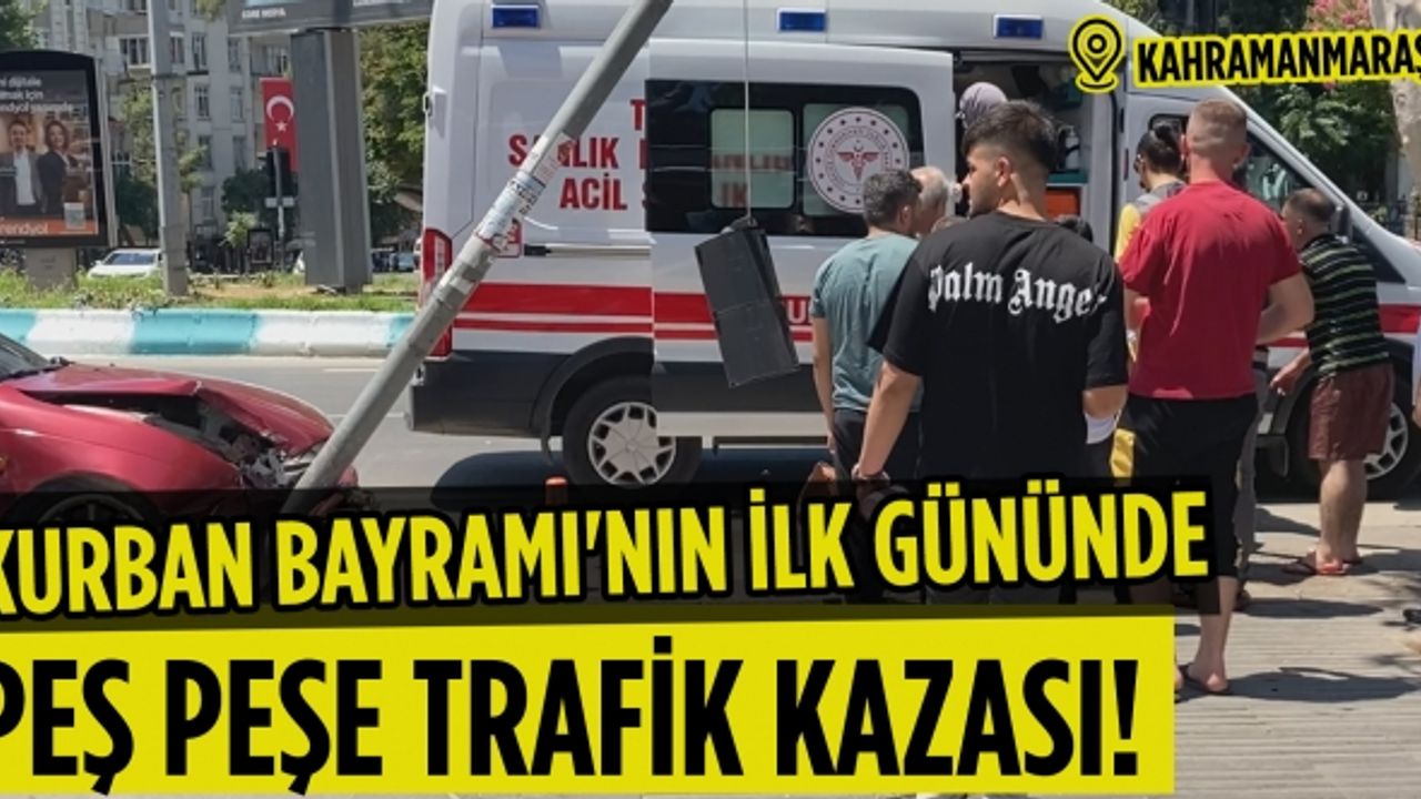 Kurban Bayramı'nın ilk gününde peş peşe trafik kazası!
