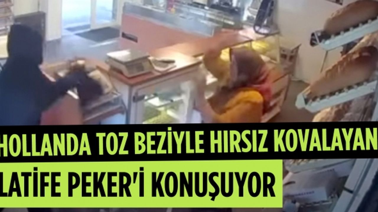Satırlı soyguncuyu toz beziyle kovalayan Türk Hollanda basınında