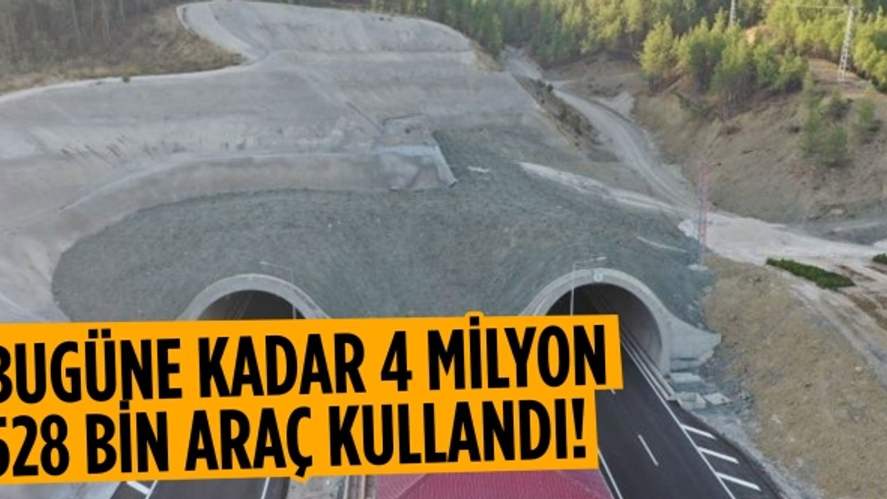 Bugüne kadar 4 milyon 528 bin araç kullandı! Edebiyat yolu 7 kasım 2020’de ulaşıma açıldı