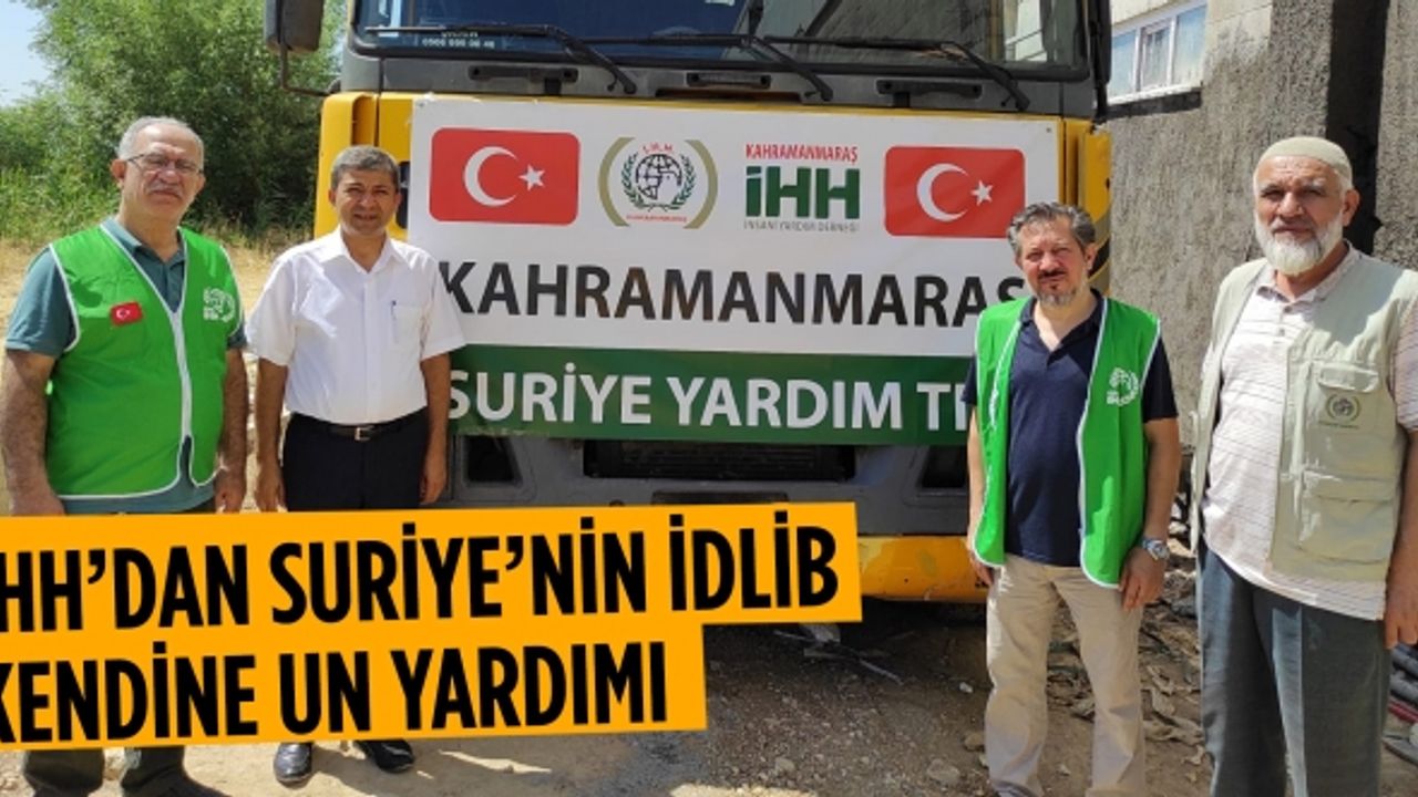 İHH’dan Suriye’nin İdlib kendine un yardımı 