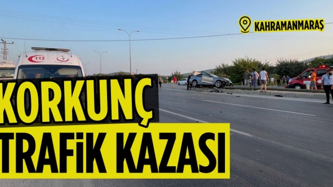 Kahramanmaraş'ta feci kaza! 6 yaralı