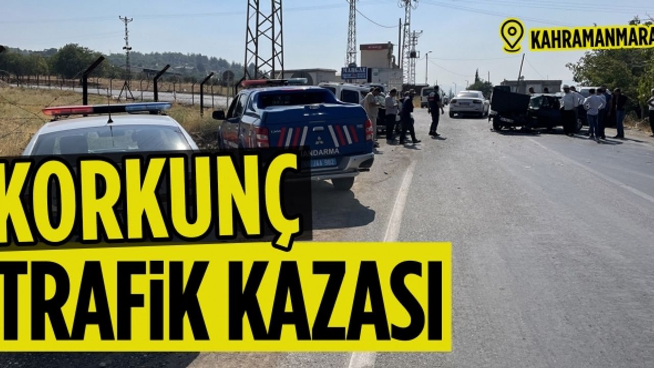 Kahramanmaraş'ta korkutan kaza!  7 kişi yaralandı