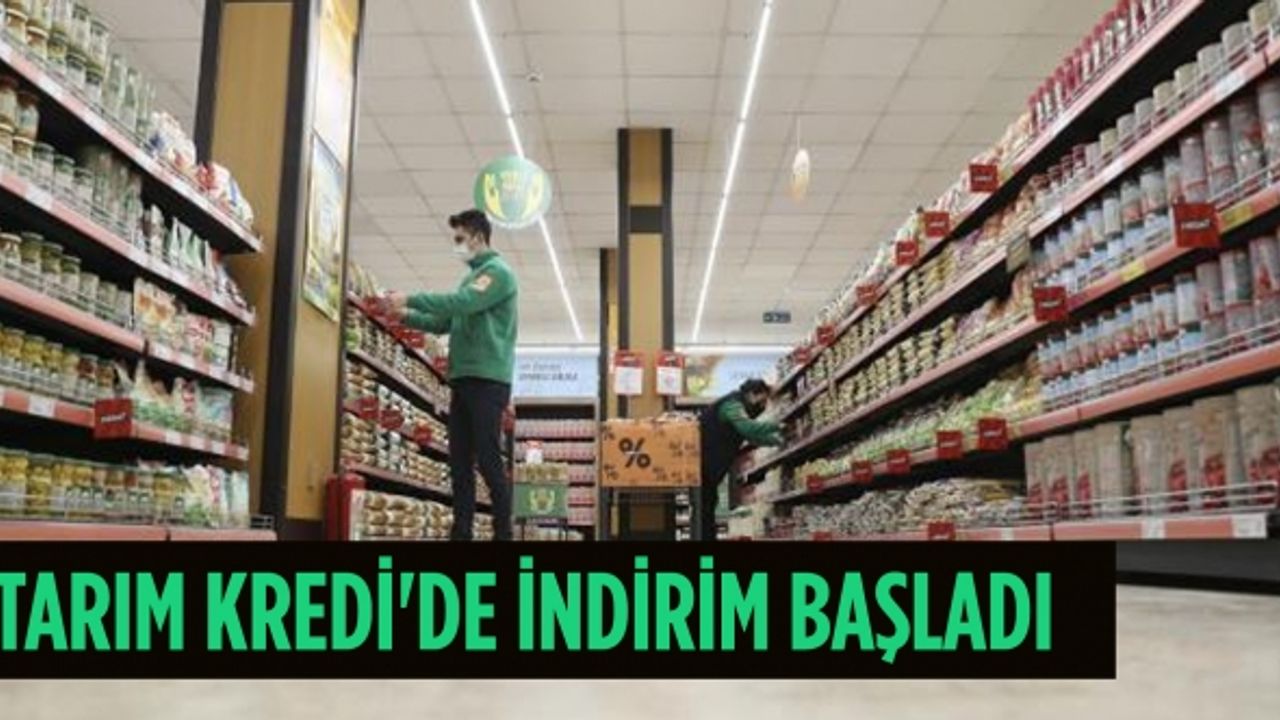 Tarım Kredi Kooperatif marketlerinde indirim yoğunluğu