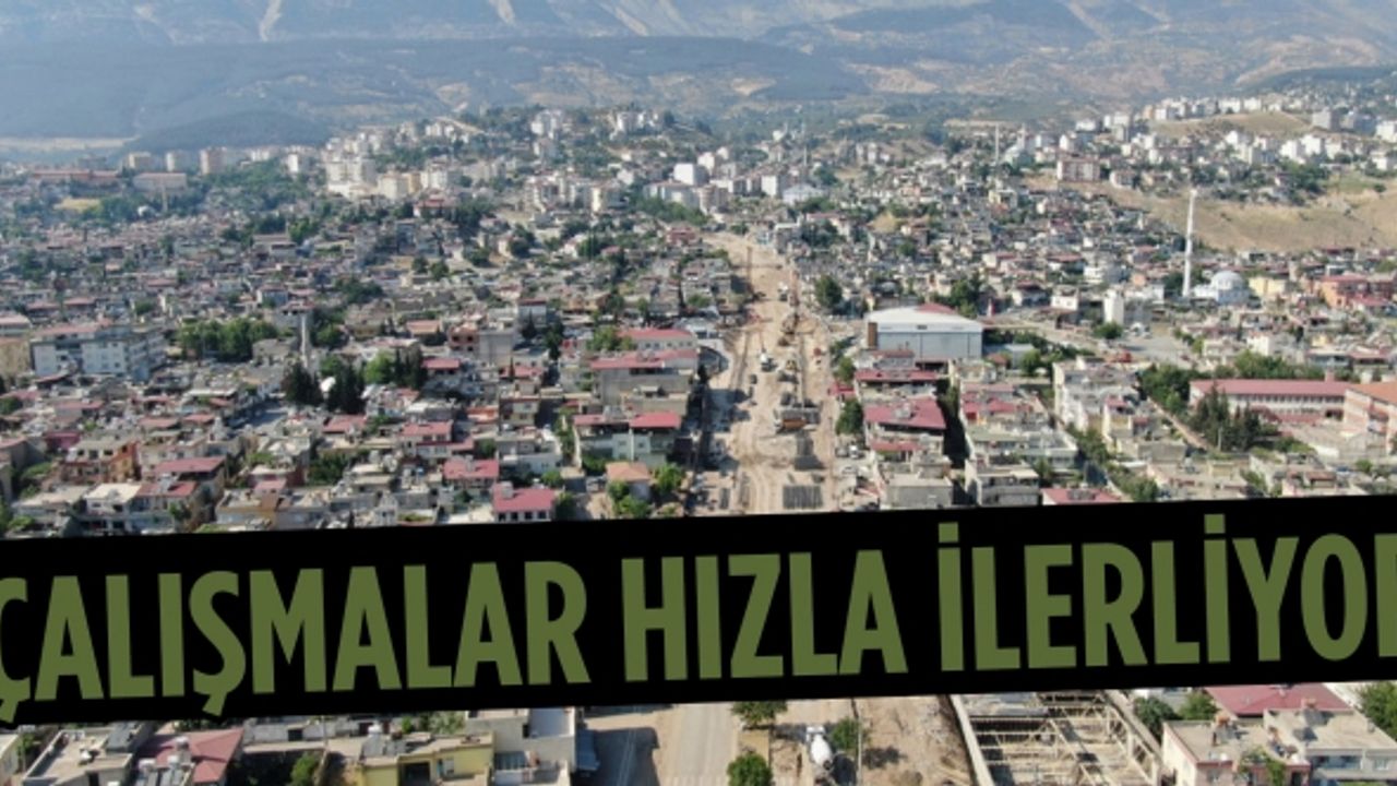 Tevfik Kadıoğlu Köprülü Kavşak çalışmaları tüm hızıyla devam ediyor