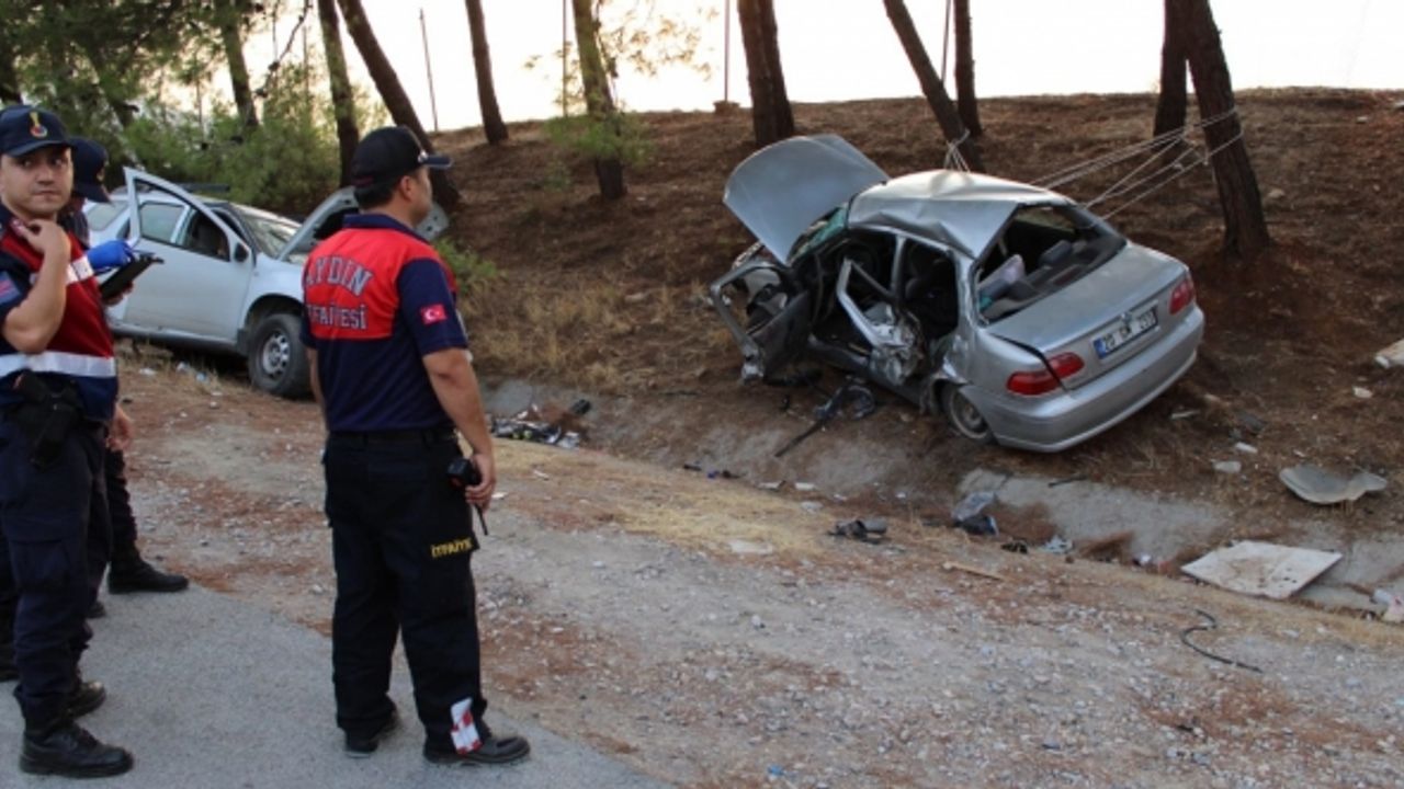 Trafik kazası: 2 ölü, 4 yaralı