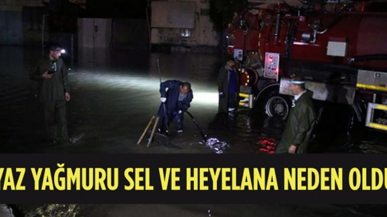 Yaz yağmuru bazı illerde sel ve heyelana neden oldu