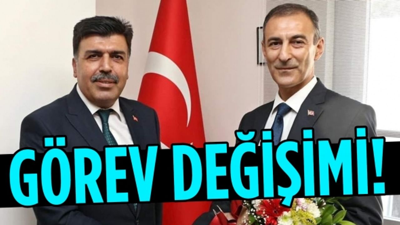 Dulkadiroğlu İlçe Milli Eğitim Müdürlüğünde Bayrak Değişimi