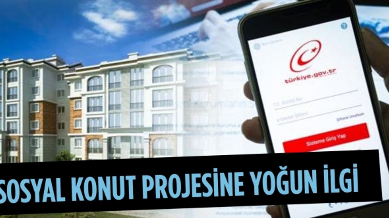 "İlk Evim İlk İş Yerim" sosyal konut projesinde başvuru sayısı saat 11.40 itibarıyla 1 milyon 565 bin 841'e ulaştı.