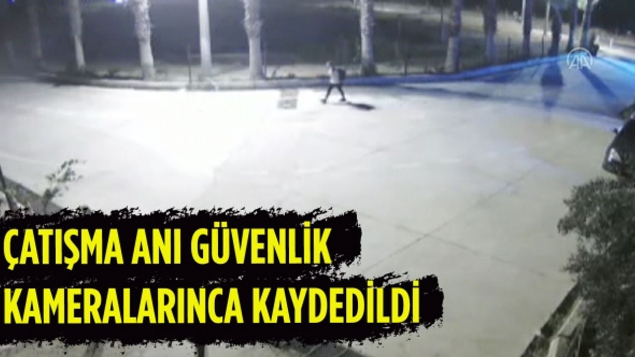 Polisevine yönelik terör saldırısında şehit olan kahraman polis memuru Sedat Gezer’in bir teröristi etkisiz hale getirdiği çatışma anı güvenlik kameralarınca kaydedildi