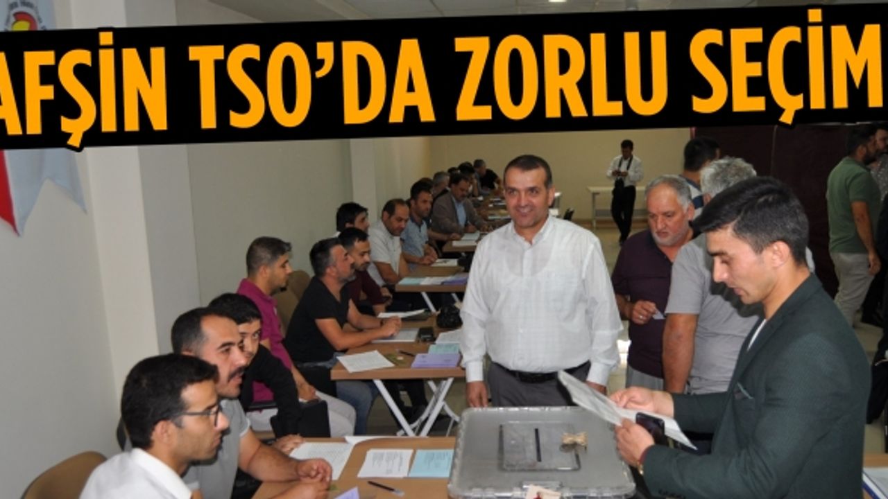 Afşin TSO’da Zorlu Seçim! Sonucu Kura Belirledi