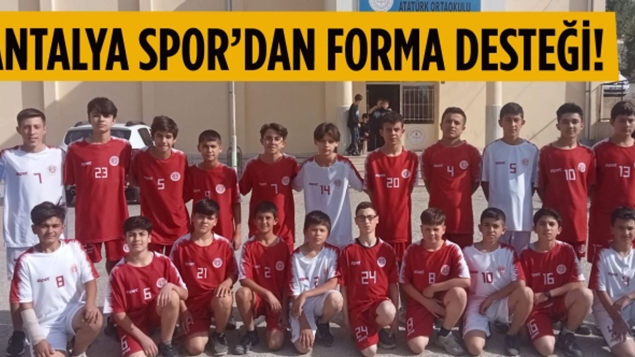 Antalya Spor'dan forma desteği
