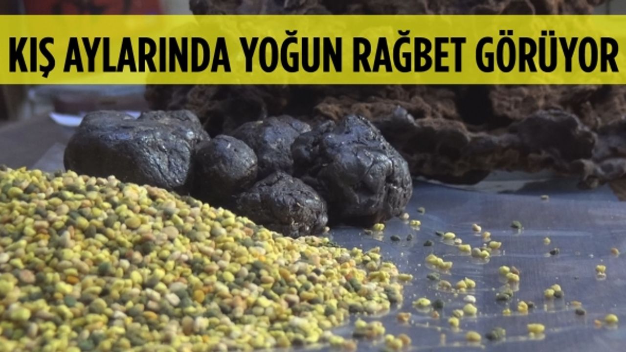 Arı kovanı ürünleri özellikle kış aylarında yoğun rağbet görüyor