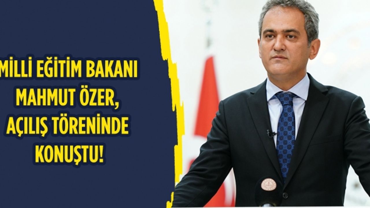 Bakan Özer: Okullar ile veliler arasındaki para ilişkisini ortadan kaldırdık