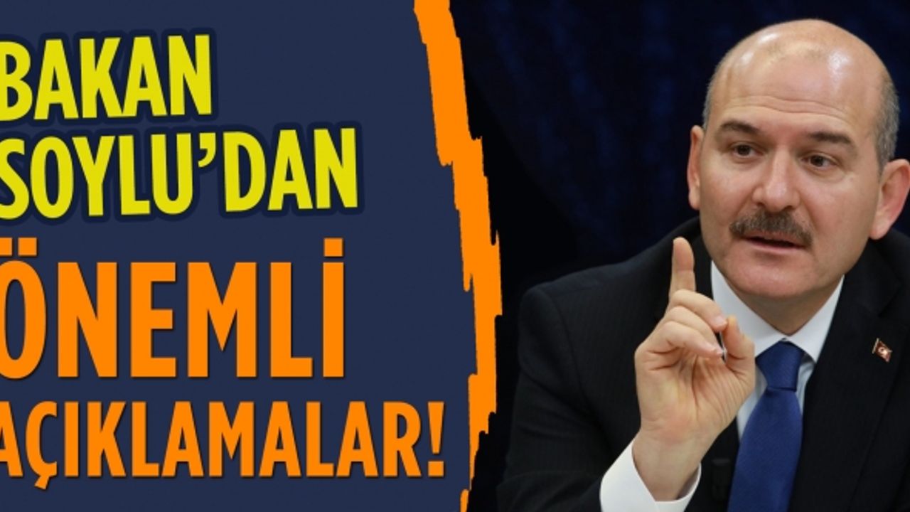 Bakan Soylu: Terör örgütü bugün adım atamıyor, atamayacak da
