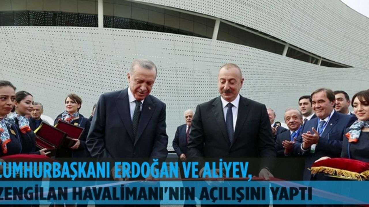 İki lider havalimanı binasını gezdi, yetkililerden bilgi aldı!