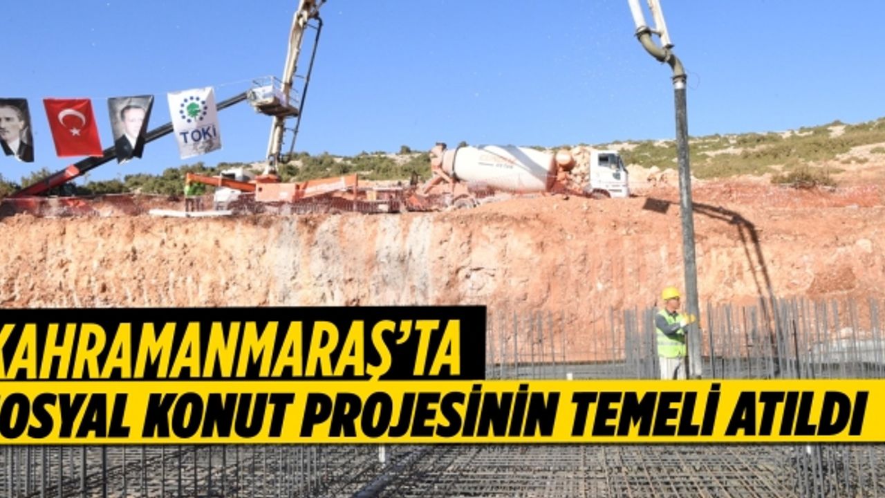 Kahramanmaraş’ta TOKİ sosyal konut projesi temeli atıldı! AK Parti İl Başkanı Fırat Görgel süreci Aksu Haber’e değerlendirdi