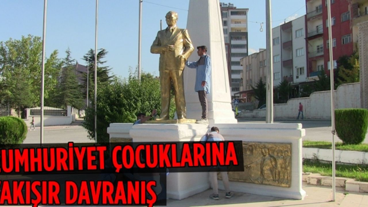 Meslek lisesi öğrencilerinden cumhuriyet çocuklarına yakışır davranış