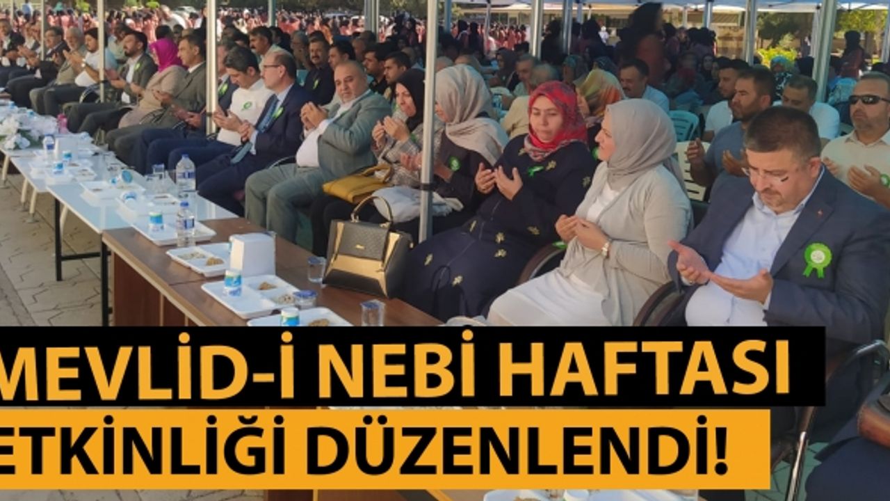 Mevlid-İ Nebi Haftası Etkinliği Düzenlendi!