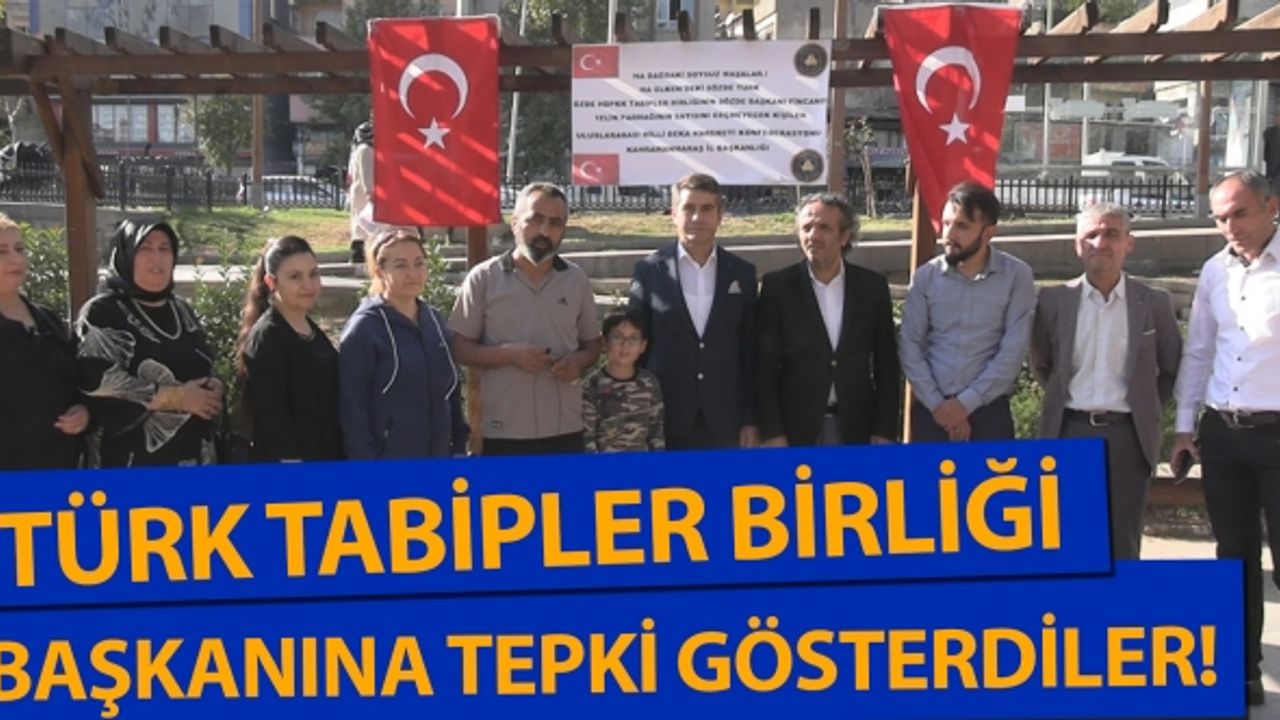 Milli Beka Hareketi Konfederasyonu Kahramanmaraş İl Başkanlığından tepki