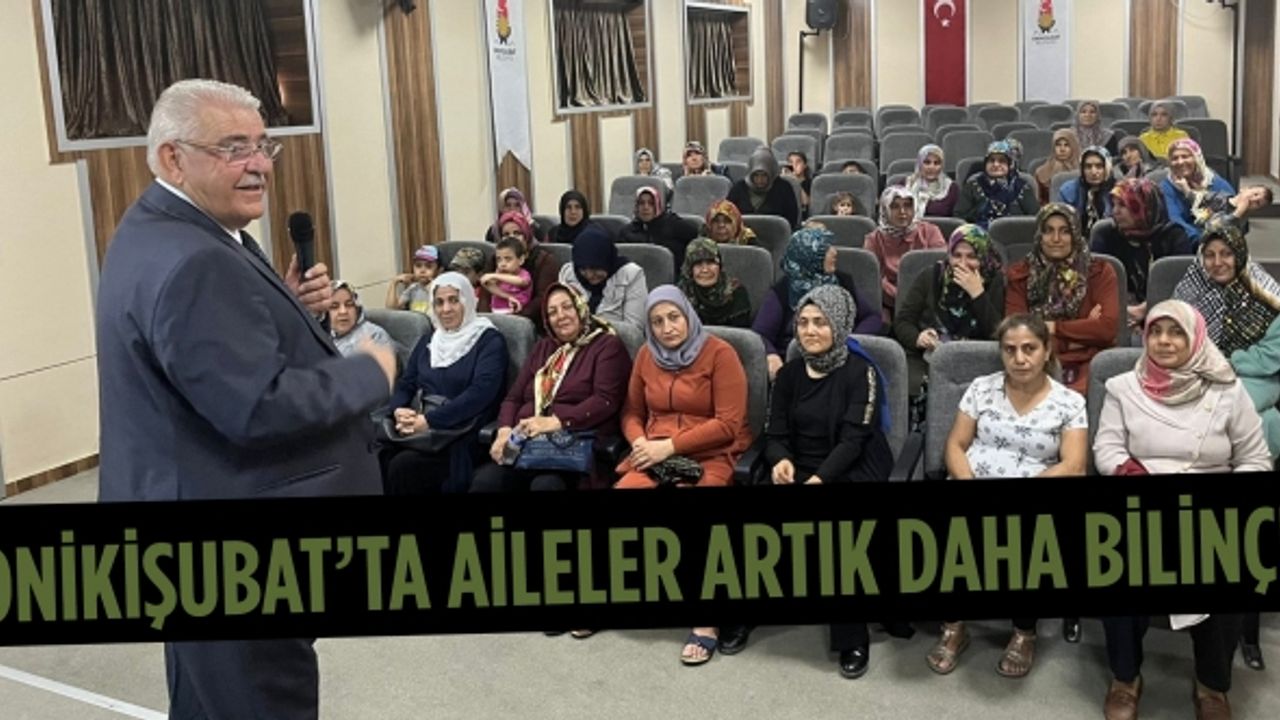 Onikişubat Belediyesi’nin Aile Eğitim Programı devam ediyor