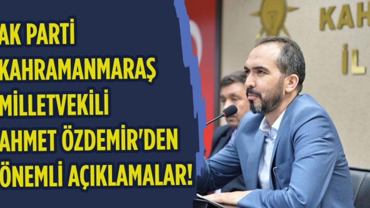 Özdemir Meclis Genel Kurulu'nda konuştu