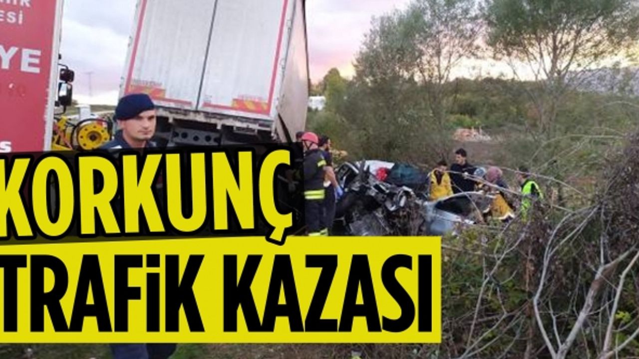 Samsun'da kamyonla otomobil çarpıştı: 2 ölü, 3 yaralı