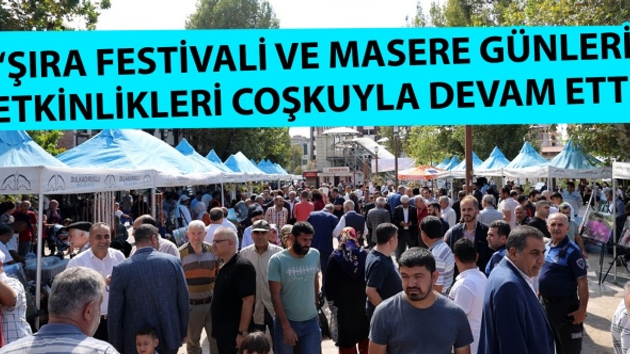 "Şıra Festivali ve Masere Günleri" etkinlikleri coşkuyla devam etti