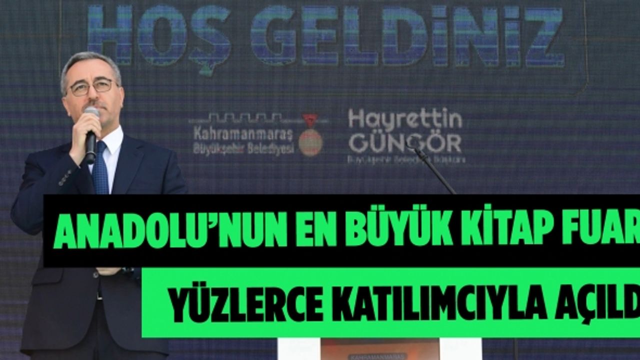"Türkiye Okuyan Bir Ülke, Kahramanmaraş Yazan Bir Şehir"