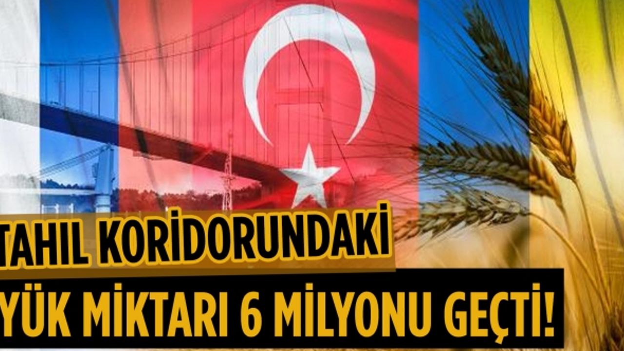 Ukrayna limanlarından taşınan tahıl miktarı 6 milyon tonu geçti