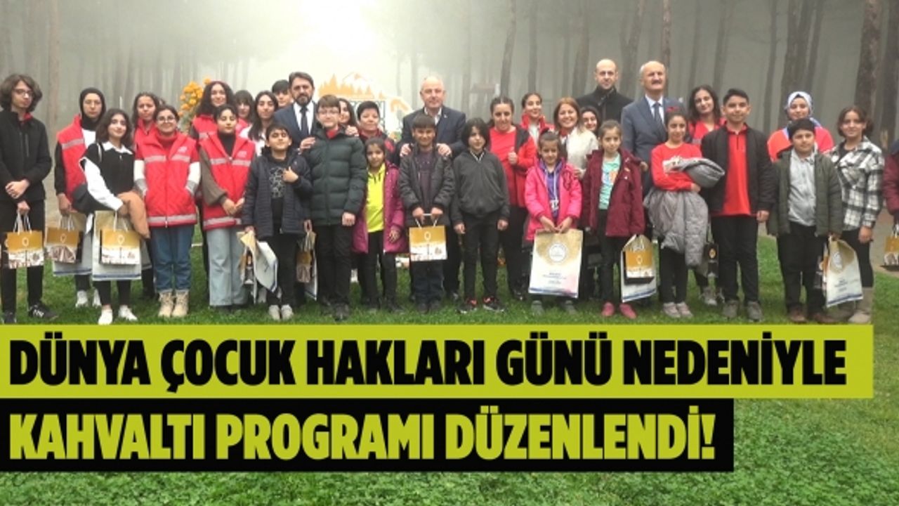20 Kasım Dünya Çocuk Hakları Günü nedeniyle kahvaltı programı düzenlendi!