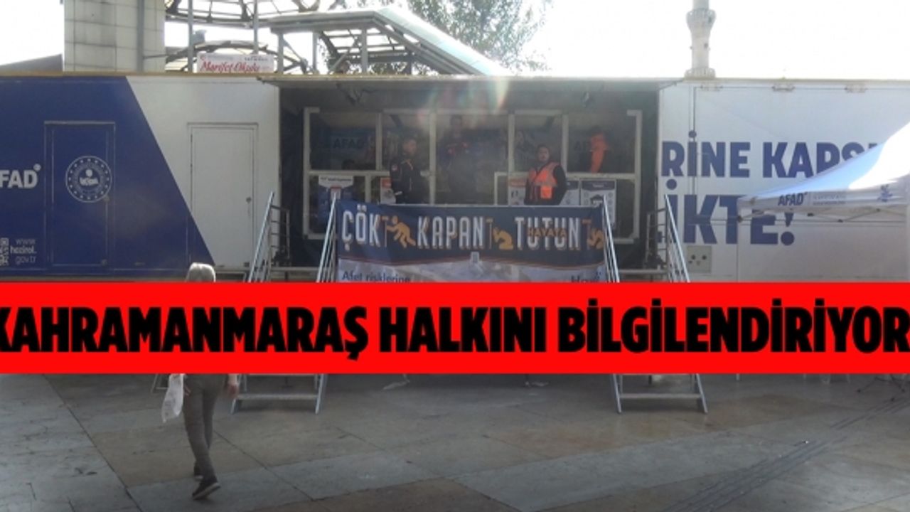 AFAD’ın Simülasyon Tırı Demokrasi Meydanına Konuşlandırıldı