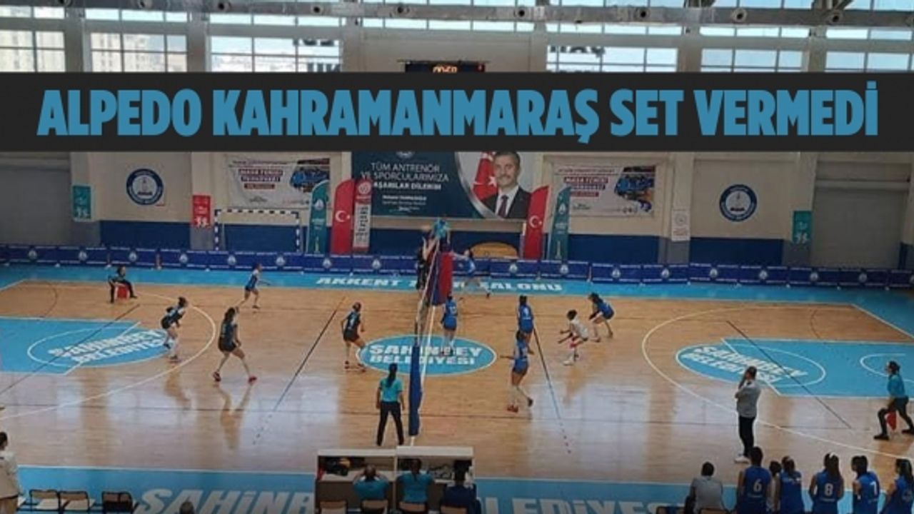 Alpedo Kahramanmaraş Voleybol, takımı kayıpsız devam ediyor