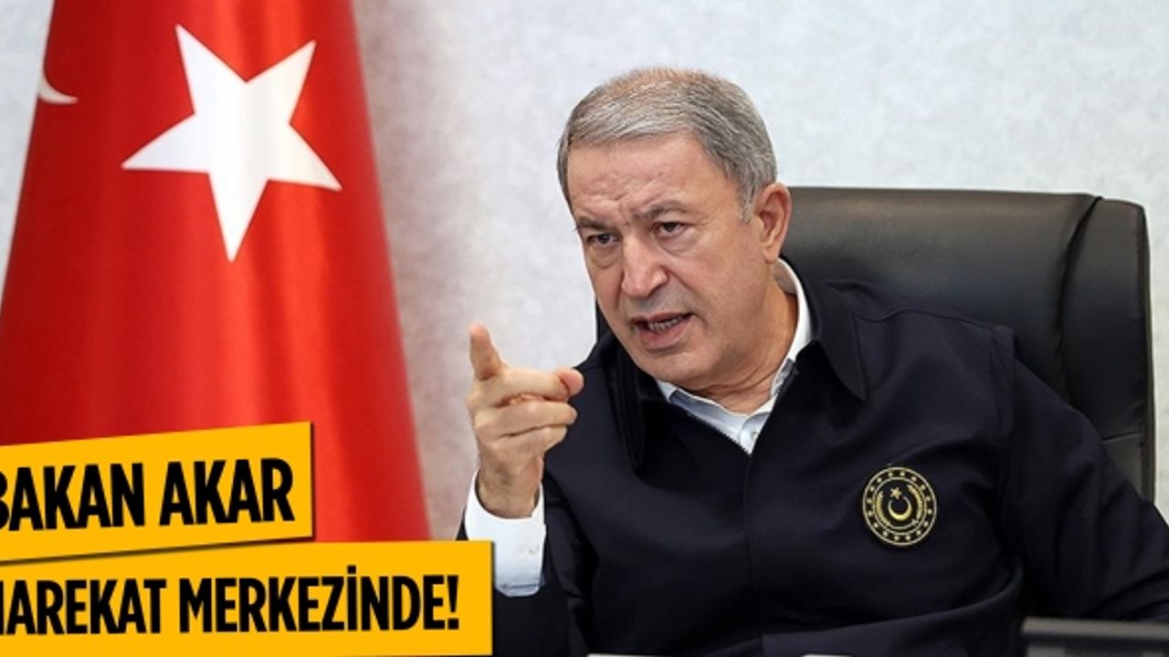Bakan Akar: 184 terörist etkisiz hale getirildi!
