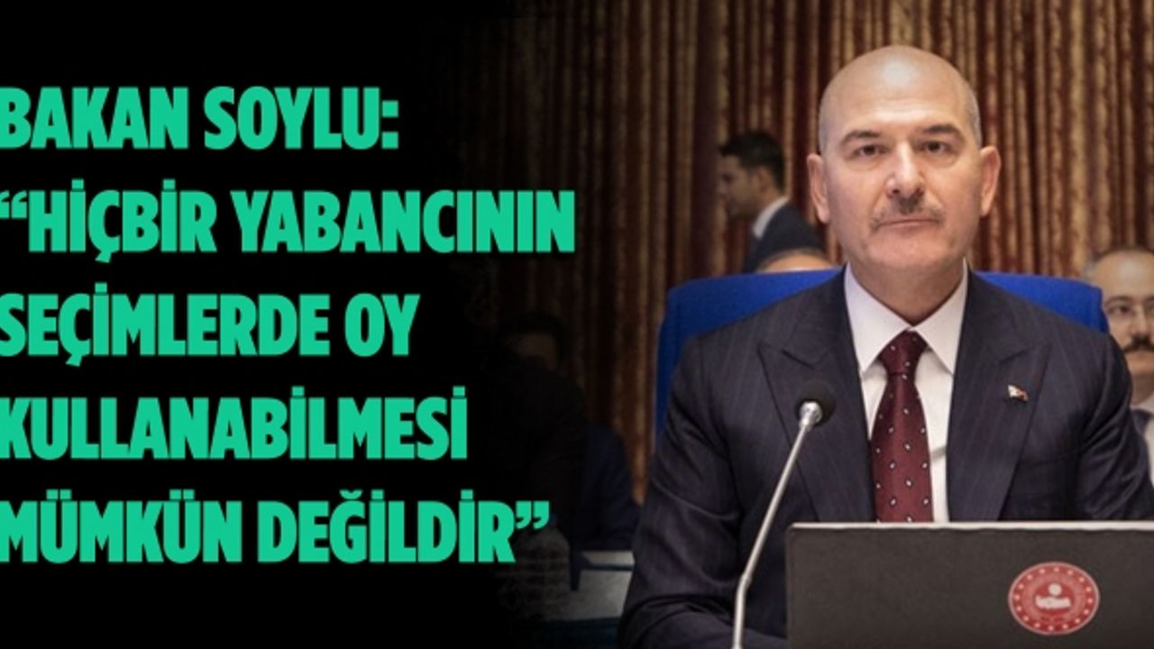 Bakan Süleyman Soylu, tartışmalara son noktayı koydu!