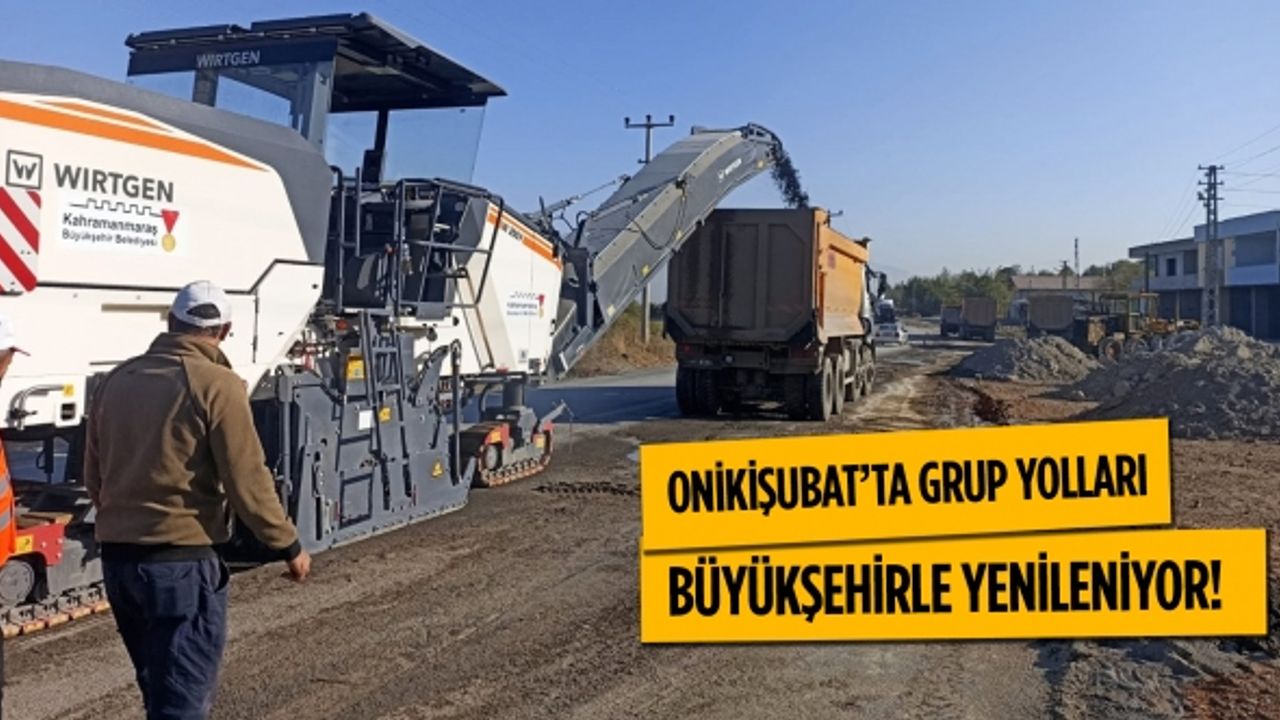 Büyükşehir Belediyesi grup yollarında asfalt çalışmalarına devam ediyor!