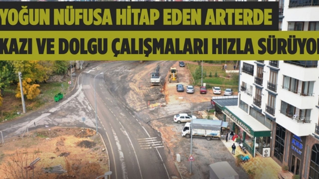 Büyükşehir Üngüt Kavşağı’ndaki Sorunu Çözüyor