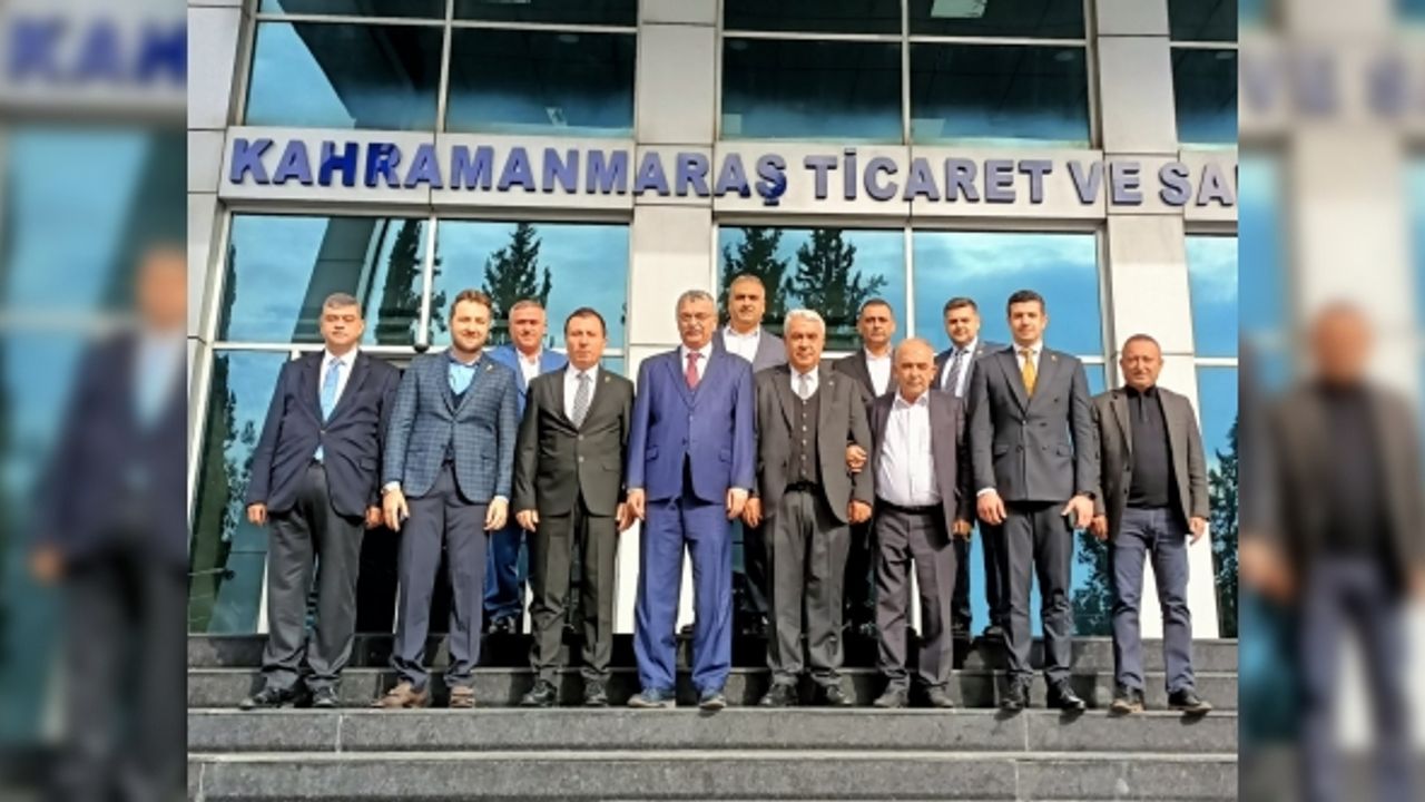 Celalettin Güvenç’ten KMTSO Başkanı Buluntu ve yönetimine hayırlı olsun ziyareti
