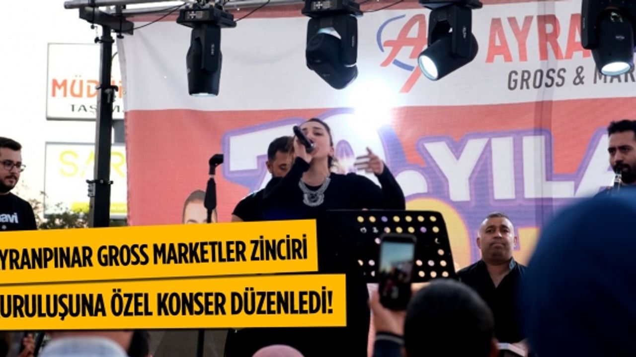 Kuruluşunun 70. Yılına özel konser düzenlendi!