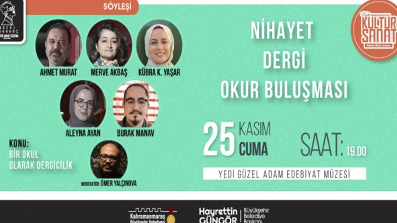 Nihayet Dergisi’nin Usta Kalemleri Edebiyatseverlerle Buluşacak