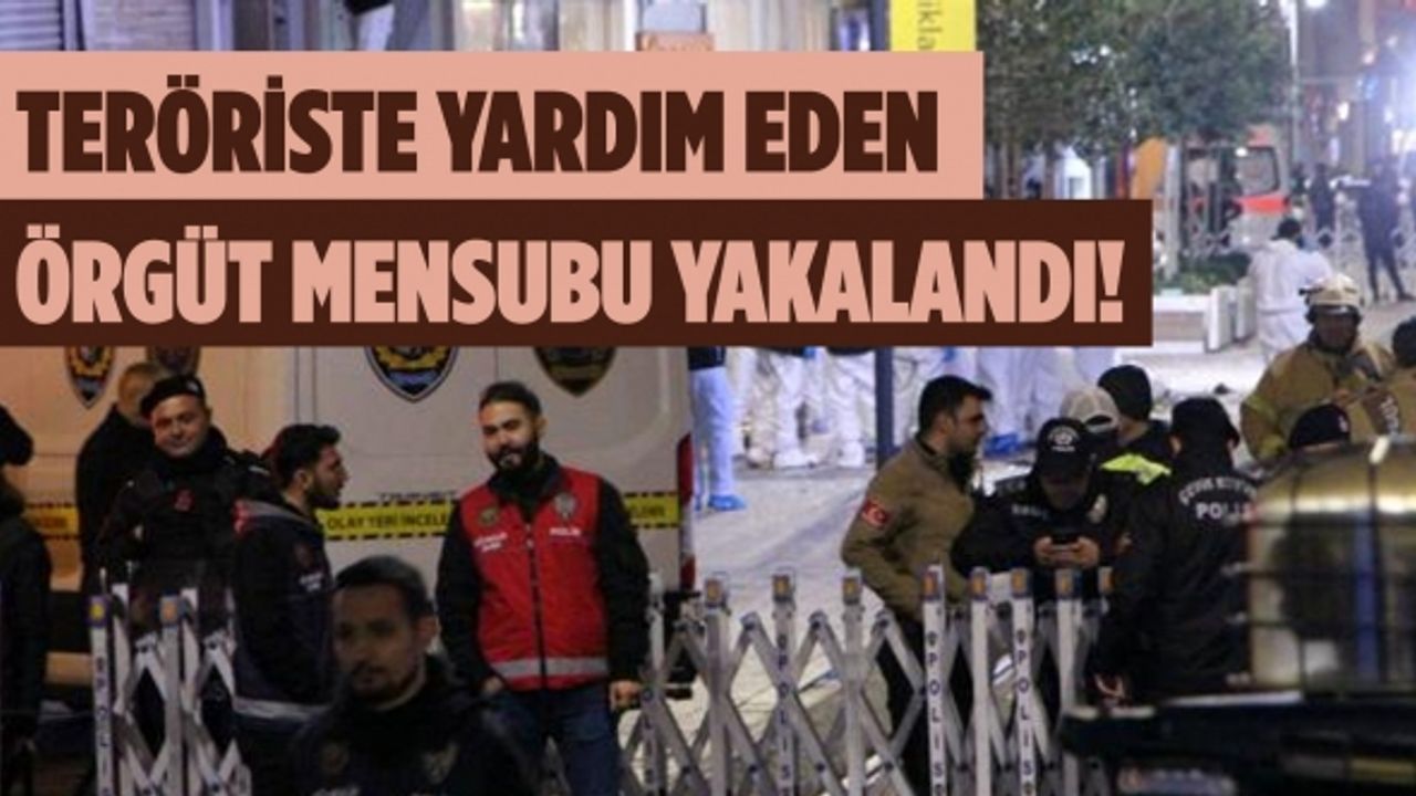 Teröriste yardım eden örgüt mensubu yakalandı!