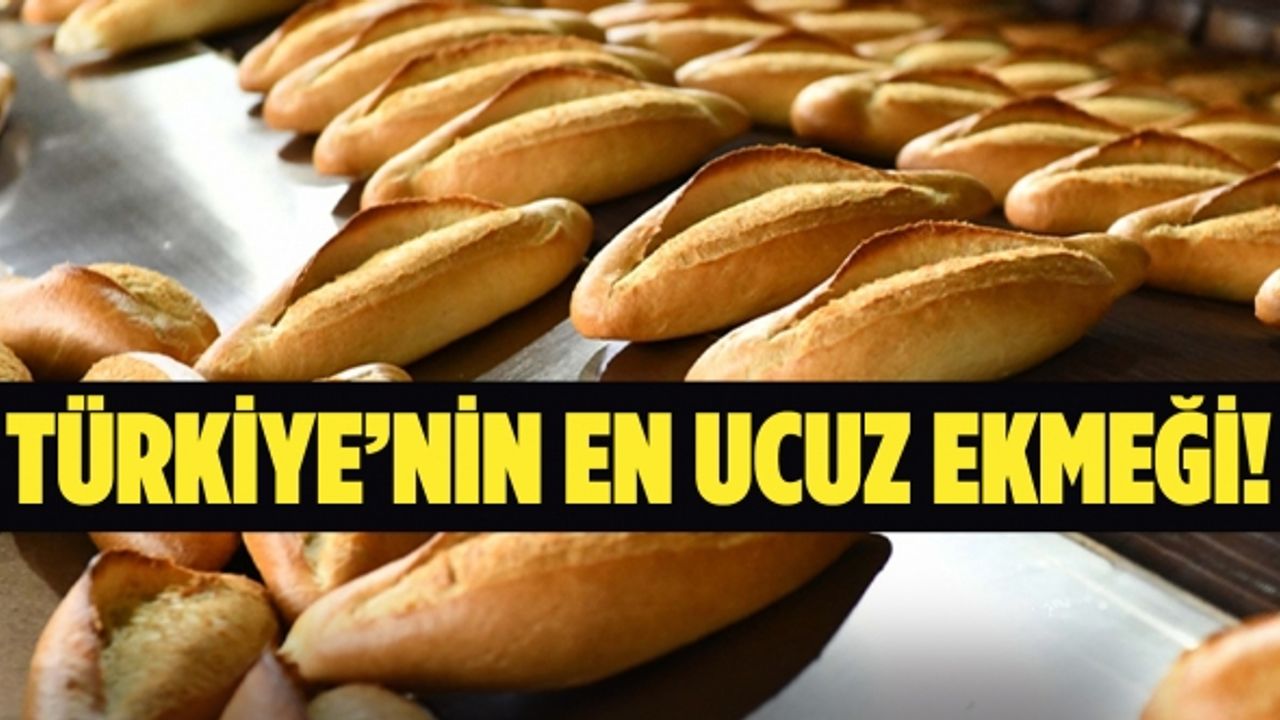Türkiye’nin en ucuz ekmeğini Elbistan Belediyesi satıyor!
